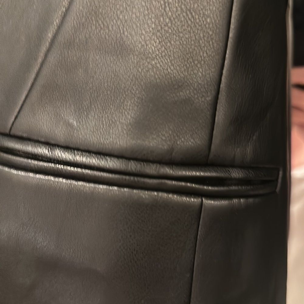 Vegan Express Leather Blazer size Small never worn - Picture 7 of 15